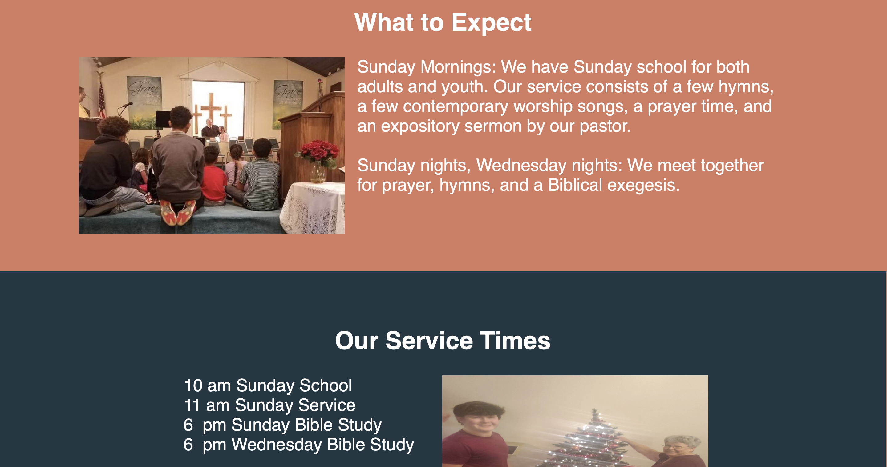 Example of a template that users can use